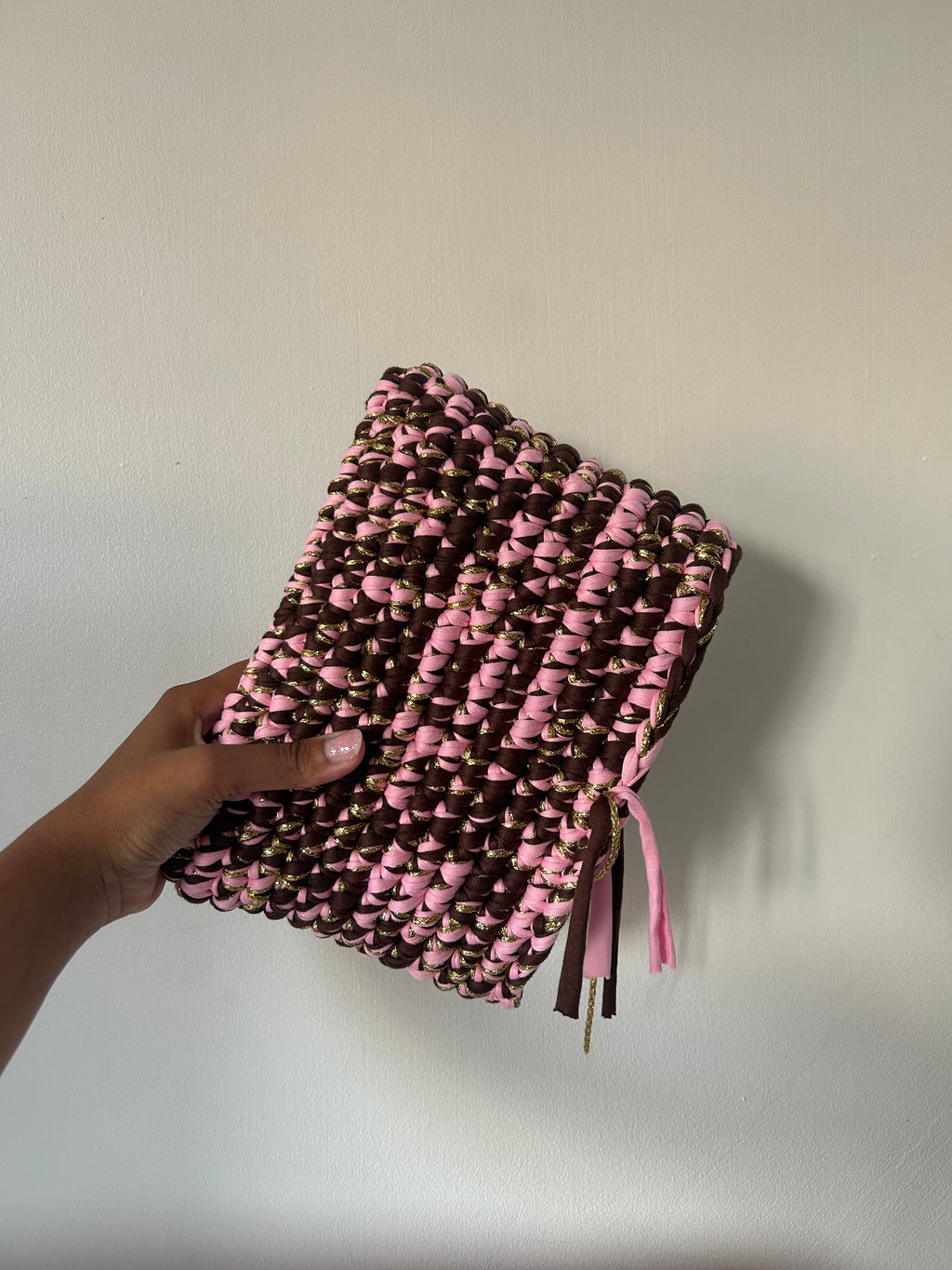 Rocky Road Crochet Book Sleeve