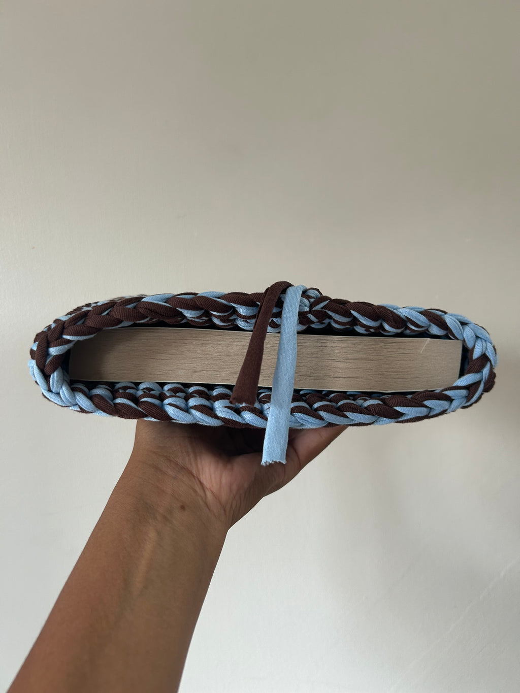 Cocoa Cloud Crochet Book Sleeve