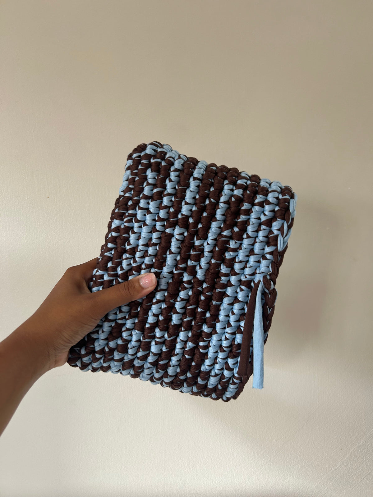 Cocoa Cloud Crochet Book Sleeve