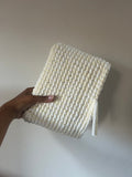 Buttercream Crochet Book Sleeve