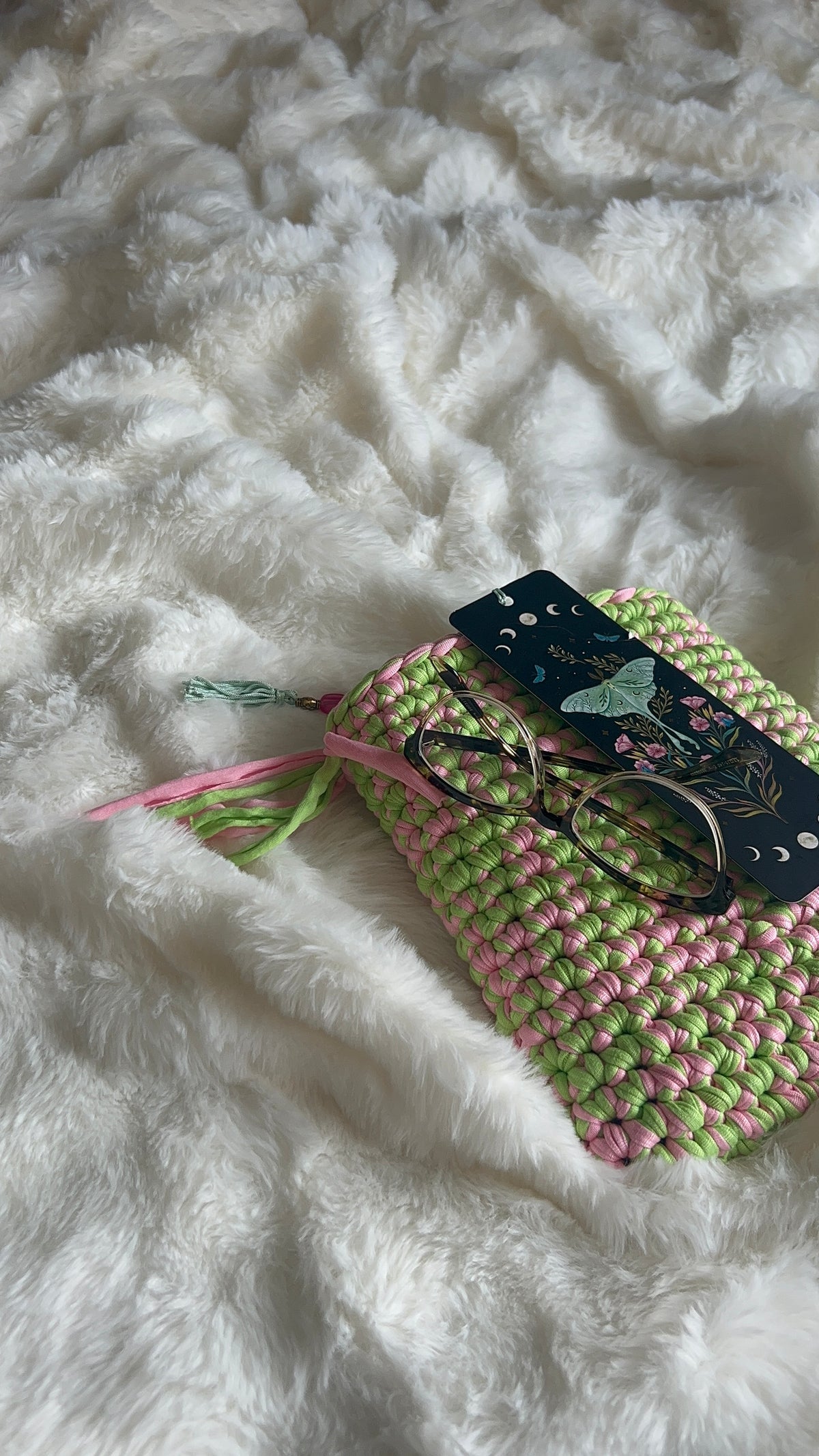 Strawberry Matcha Book Sleeve
