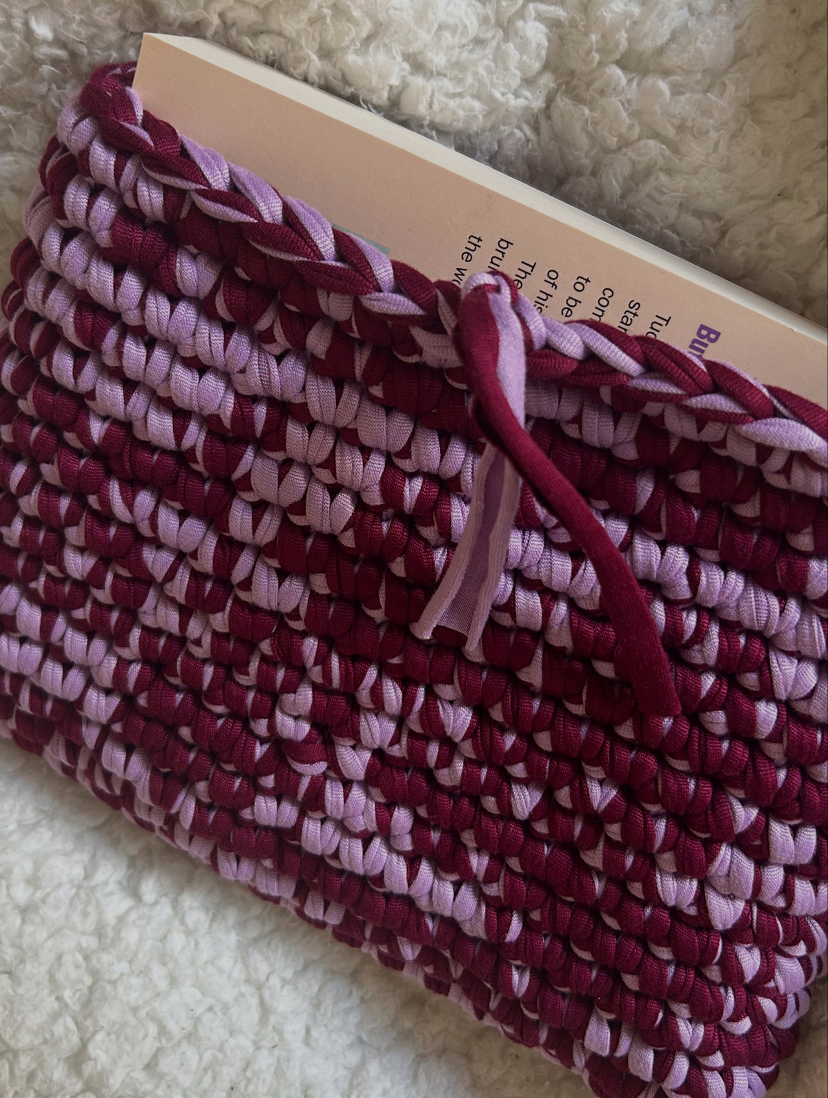 Groovy Chick Crochet Book Sleeve