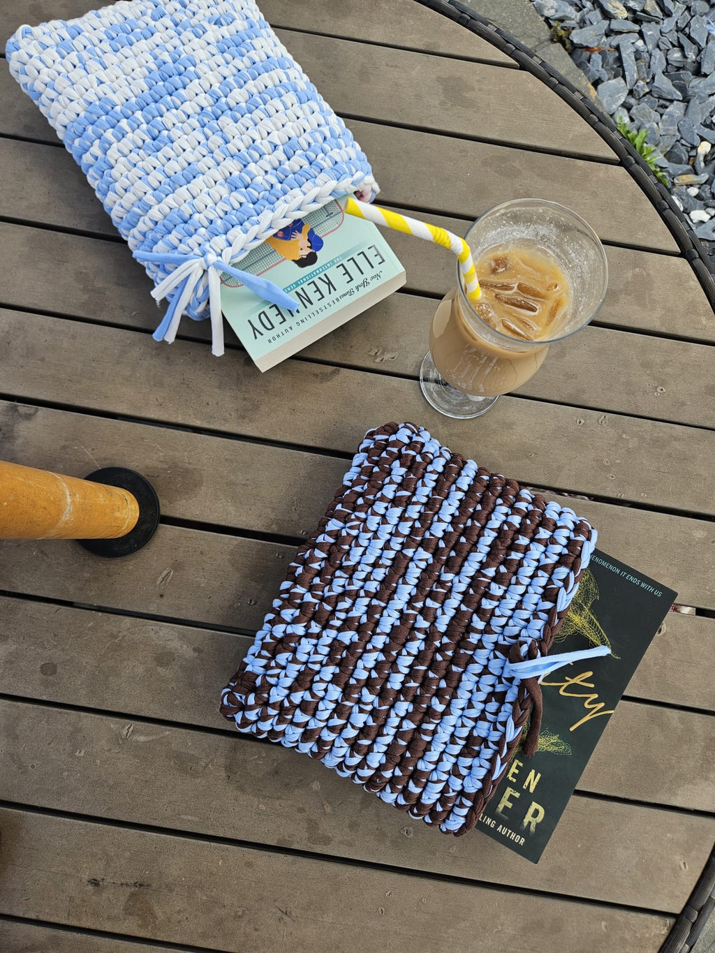 Cocoa Cloud Crochet Book Sleeve