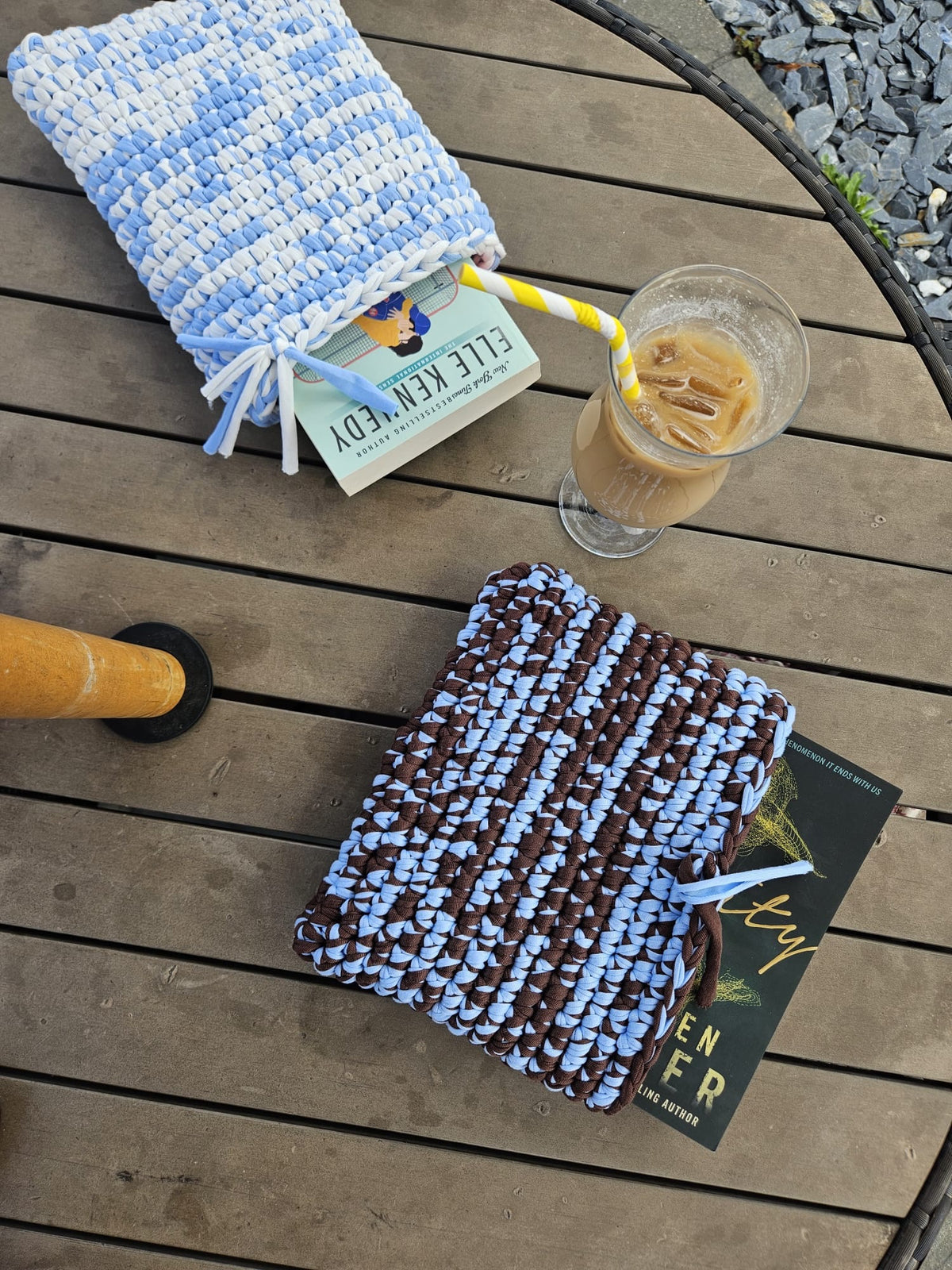 Cocoa Cloud Crochet Book Sleeve